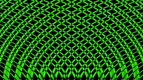 Green Overlapping Waves Expanding Symmetric Pattern Stock Footage 335557726