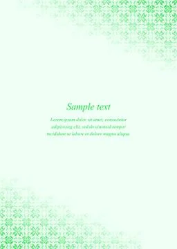 Green page corner design template イラスト素材