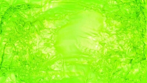 Green Paint Fluid Background. Stock Footage