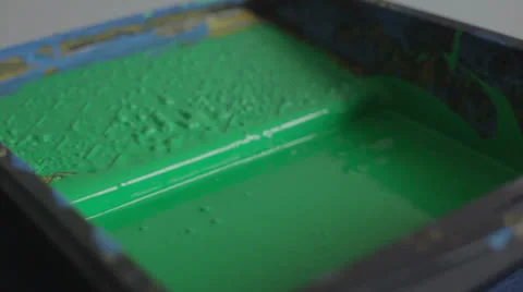 Green paint 動画素材 24947931