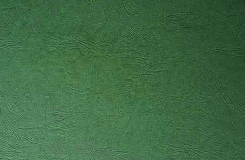 Green paint leather texture . Useful for abstract background with copy space Stock Photos