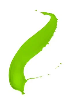 Green paint splash Stock Photos