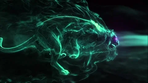 Green-Panther-Intro Video stock 295168117