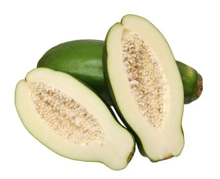 Green papaya Stock Photos