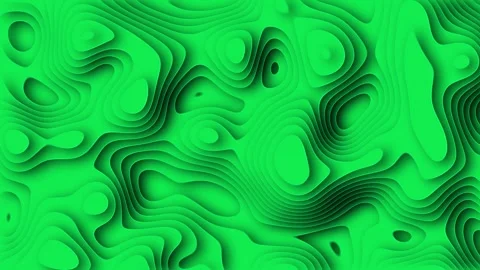 Green Paper Cut Background Stock Footage 264326660