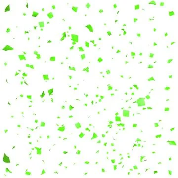 Green paper in flight Illustrazione stock