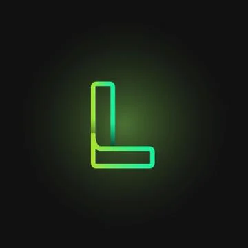 Green paper folded character from a typeset, vector illustration Stock Illustration
