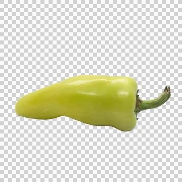 Green papper on white background 1 Stock Photos
