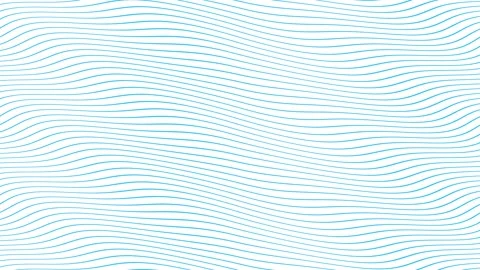 Green parallel wave lines slow flowing animation on isolated white background Stock Footage 202594171