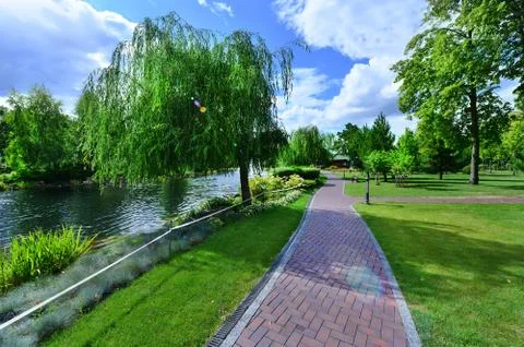 Green park Stock Photos