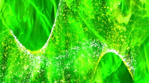 Green Particle Effects - 4K Resolution Ultra HD Stock Footage 41456680