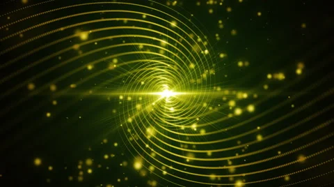 Green Particle Lines Swirl Vídeos de archivo 40887955