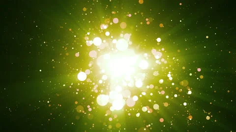 Green Particles Abstract Background 動画素材 39984707
