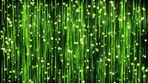 Green Particles Background Stock Footage 84955784