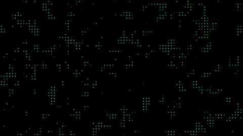 Green particles background Video stock 240734422