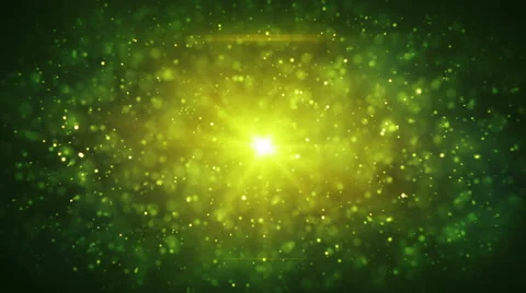 Green particles blizzard loopable animation 4k (4096x2304) Stock Footage 50144231