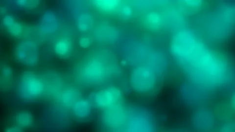 Green particles Bokeh background Stock Footage 204972888
