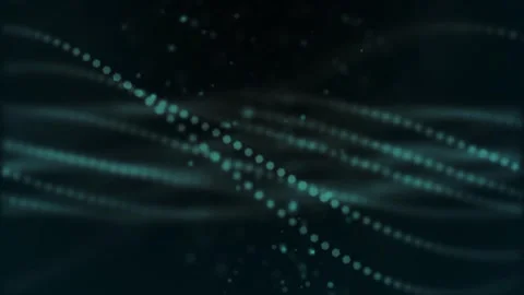 Green Particles Circling Background Animation  Stock Footage 240340658