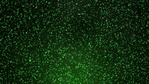 Green particles float underwater from bottom to top. Plankton in the ocean Stock Footage 267721028