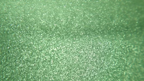 GREEN particles Stock Footage 76993140