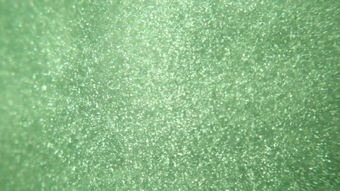 GREEN particles Stock Footage 76993144