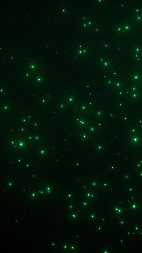 Green Particles Stock Footage 315254363