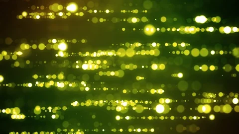 Green Particles Glitters Stock Footage 92337601