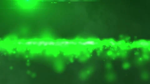 Green particles glow Stock-Footage 61468799