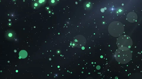 Green Particles Splash Background Abstract 動画素材 64000421