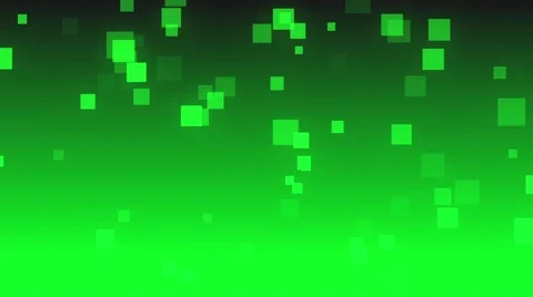 Green particles square background Stock Footage 48904518