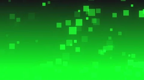 Green particles square background Stock Footage 48904558