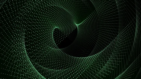 Green Particular Graphic Motion Background Vídeo Stock 77796609