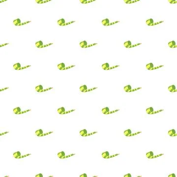 Green party blower seamless pattern celebrating festive occasions Stock Illustration