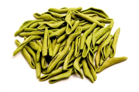 Green pasta Stock Photos