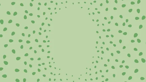 Green pastel Easter egg graphic animation isolated on green background Stock Footage 87475385