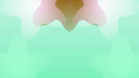 Green Pastel Kaleidoscope Pattern Motion Graphics 스톡 동영상 329264852