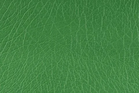 Green pattern, design, leather fabric for sewing, dermantine, artificial le.. Stock Photos