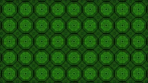 Green Pattern gothic design animation motion graphics Stock Footage 155261747