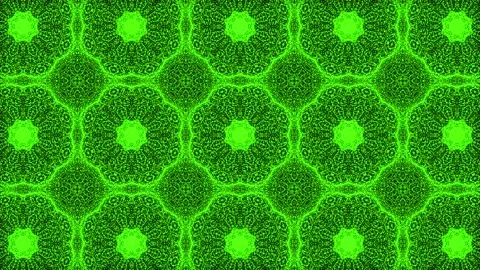 Green Pattern gothic design animation motion graphics Stock Footage 155261759