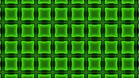 Green Pattern gothic design animation motion graphics Stock Footage 155261761