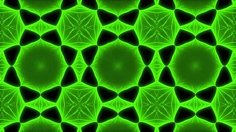 Green Pattern gothic design animation motion graphics Stock Footage 155261763