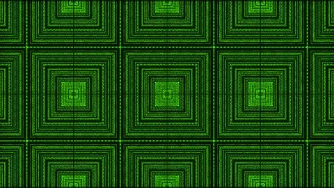 Green Pattern gothic design animation motion graphics Stock Footage 155261778