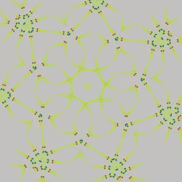 Green pattern on gray background Stock Illustration