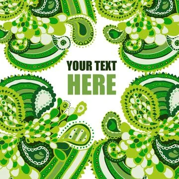 Green pattern Stock Illustration