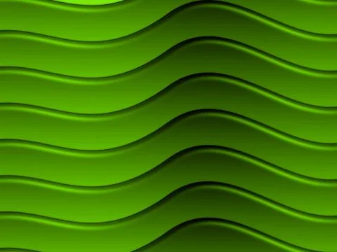 Green pattern texture  waves on the background Illustrazione stock
