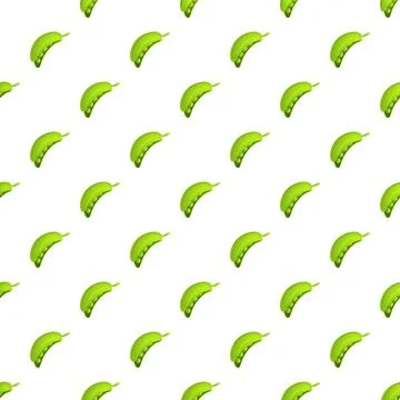 Green pea pods pattern forming a seamless healthy background Stock Illustration