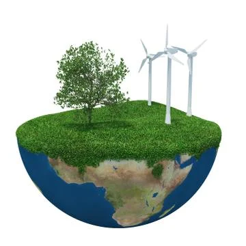 Green Peace Earth Stock Illustration