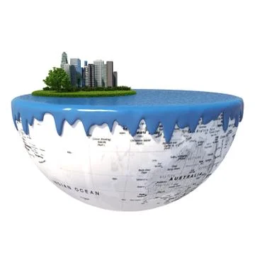 Green Peace Earth Stock Illustration