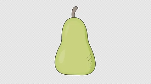 Green pear Stock Footage 339260137