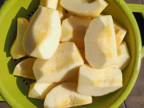 Green pear fruit Stock Photos